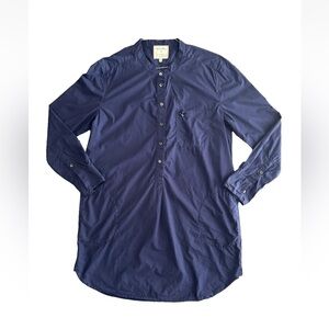 Alex Mill Navy Long Sleeve Shirt Dress